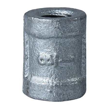 PROSOURCE Exclusively Orgill Pipe Coupling, 18 in, Threaded, Malleable Steel, SCH 40 Schedule 21-1/8G